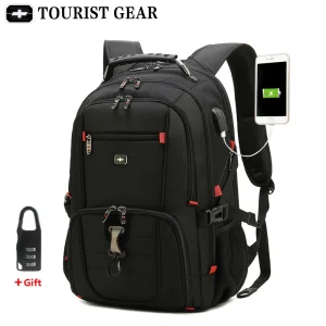 swiss backpacks travel anti theft Bag