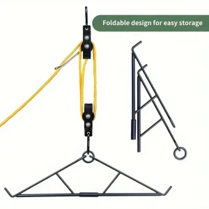 Max To 700 LBS Elk Hoist Pulley Lift System W/Gambrel