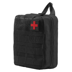 250 Pieces Survival First Aid Kit,Compact Emergency Medical Trauma Bag,Camping First Aid Kit for Hiking Hunting Travel