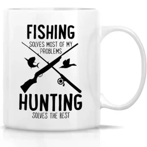 Funny Fishing Hunting 11oz Ceramic Mug