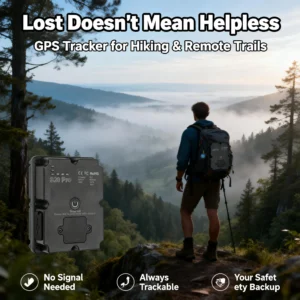 GPS Tracker for Hiking Backpacking Outdoor Adventures, SOS Emergency